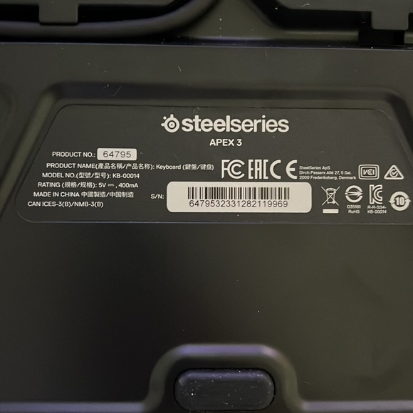 SteelSeries Apex 3 RGB gaming keyboard - Picture 7 of 7